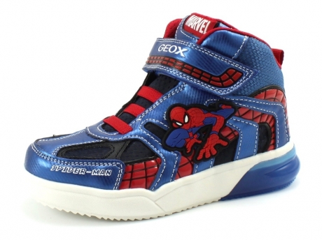 Geox Spiderman Hoog Blauw GEO18