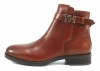Tommy Hilfiger Leather Flat Bootie Bruin TOM06